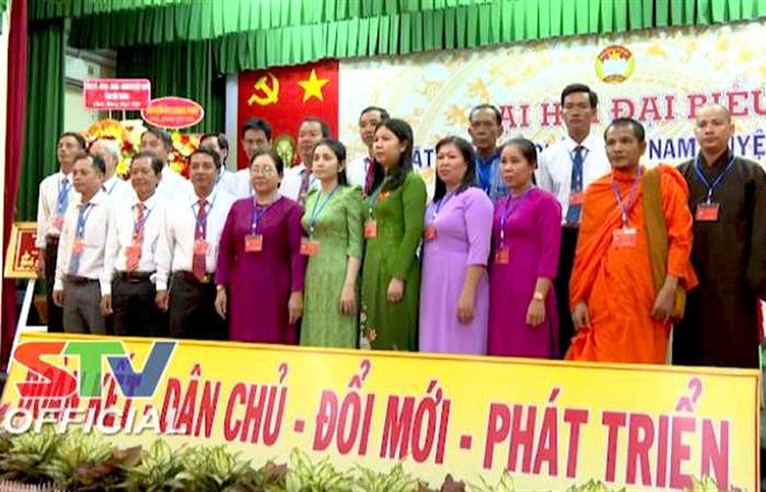 Bà Trần Thị Nương giữ chức danh Chủ tịch Ủy ban MTTQ Việt Nam huyện Mỹ Tú Khóa X, nhiệm kỳ 2024 - 2029