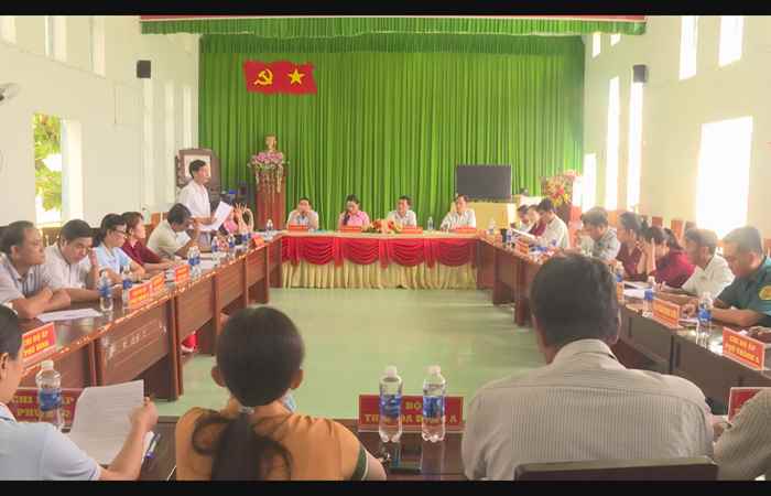 Huyện ủy Châu Thành kiểm tra kết quả thực hiện Quy định số 124 của Ban Bí thư tại xã Phú Tân và Phú Tâm