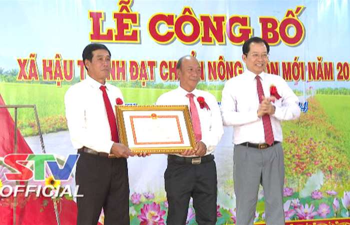 Huyện Long Phú: Xã Hậu Thạnh được công nhận đạt chuẩn Nông thôn mới