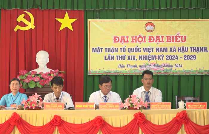 Long Phú hoàn thành việc tổ chức Đại hội MTTQ cấp xã