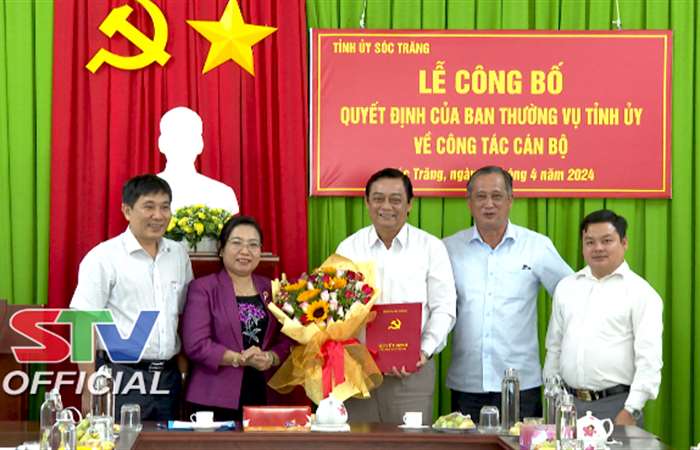 Ông Võ Văn Chiêu được bổ nhiệm giữ chức Phó Trưởng Ban Nội chính Tỉnh uỷ Sóc Trăng