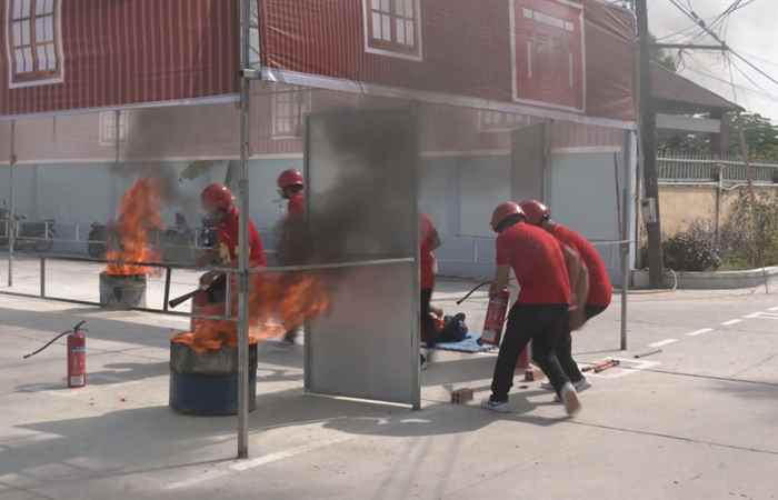 Cù Lao Dung: Hội thi nghiệp vụ chữa cháy và cứu nạn, cứu hộ “Tổ liên gia”