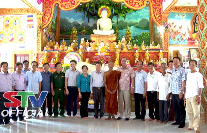 Tỉnh uỷ Sóc Trăng thăm, chúc Tết Chôl - Chnăm - Thmây tại huyện Cù Lao Dung và TP. Sóc Trăng 
