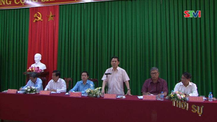 Bí thư Tỉnh ủy Nguyễn Văn Thể làm việc với trường Cao đẳng nghề Sóc Trăng