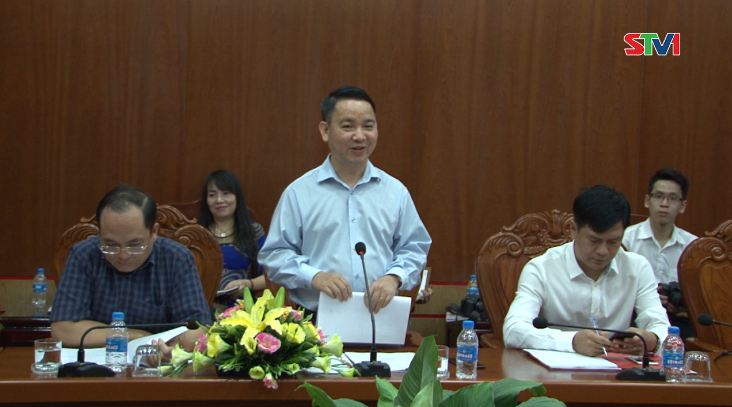 Lãnh đạo UBND tỉnh Sóc Trăng làm việc với Công ty xổ số điện toán Việt Nam(Vietlott)