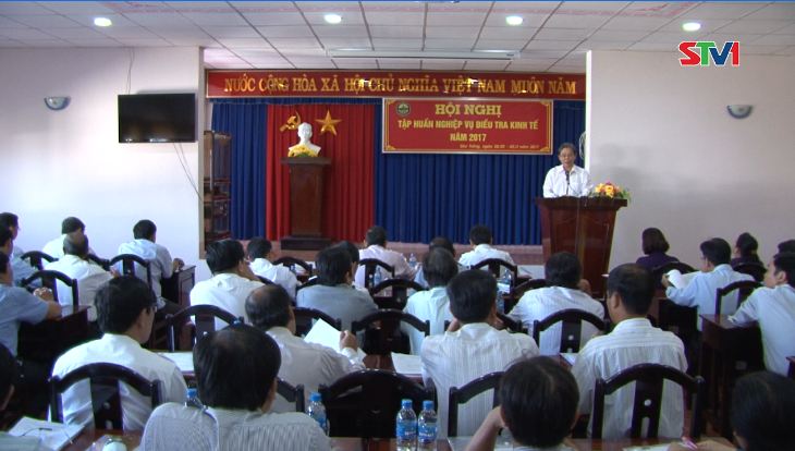 Hội nghị tập huấn nghiệp vụ điều tra kinh tế năm 2017 