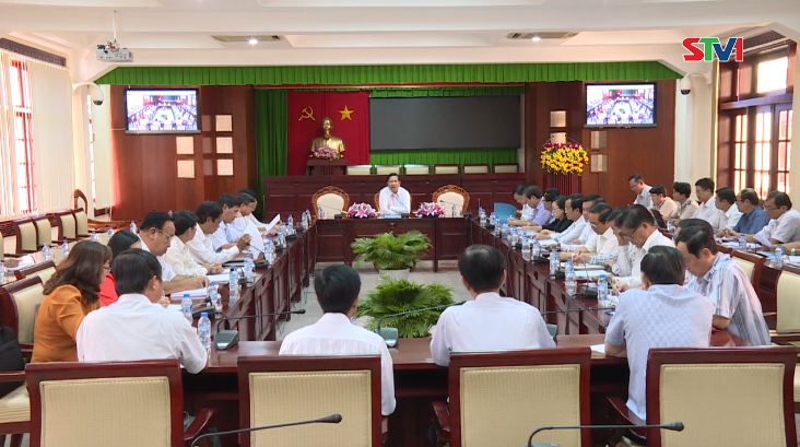 Lãnh đạo Tỉnh ủy Sóc Trăng làm việc định kỳ với các các Ban xây dựng Đảng, Ban Bảo vệ chăm sóc sức khỏe nhân dân, Cục Thi hành án tỉnh và các Huyện, Thị, Thành ủy trong Tỉnh