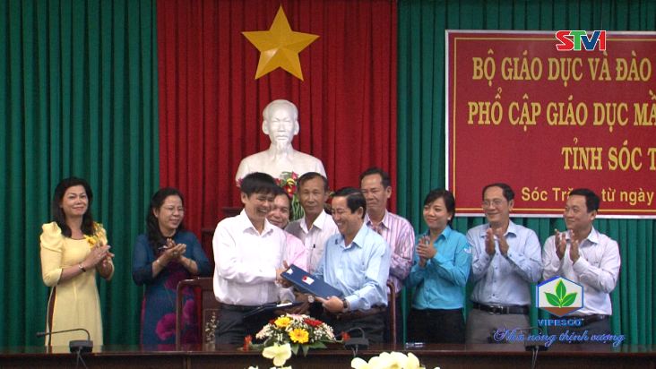 Bộ giáo dục và đào tạo kiểm tra công nhận phổ cập giáo dục mầm non cho trẻ em 5 tuổi tỉnh Sóc Trăng năm 2016 