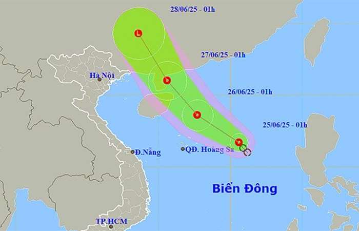 Áp thấp nhiệt đới ít khả năng mạnh lên thành bão