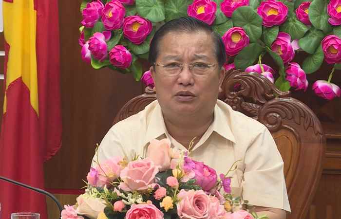 Ban cán sự Đảng và Thường trực UBND tỉnh Sóc Trăng  nghe báo cáo các dự án đầu tư trên địa bàn tỉnh 