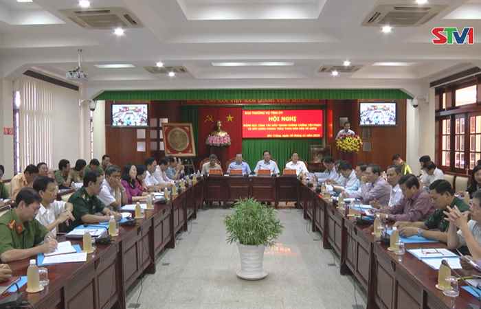 Ban Chấp hành Đảng bộ Sóc Trăng hội nghị đánh giá công tác đấu tranh phòng chống tội phạm