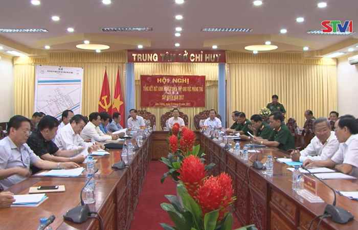 Ban chỉ đạo diễn tập tỉnh Sóc Trăng tổng kết rút kinh nghiệm diễn tập năm 2017