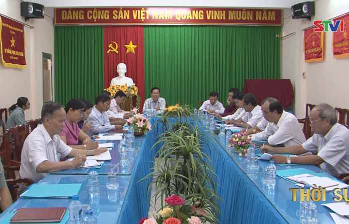 Ban Dân vận Tỉnh ủy Sóc Trăng sơ kết công tác dân vận tham gia xây dựng Nông thôn mới