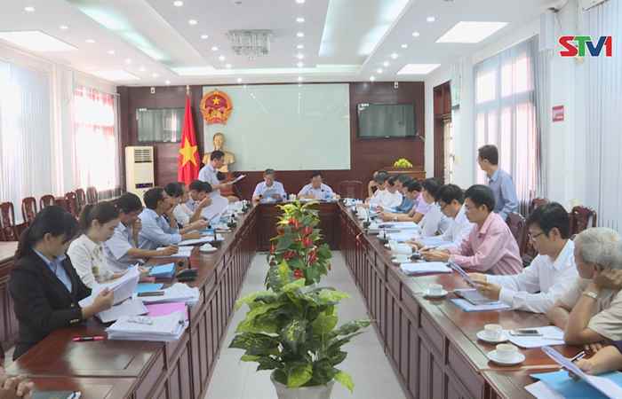 Ban Kinh tế - Ngân sách họp thẩm tra Văn bản trình tại kỳ họp thứ 12 HĐND tỉnh khóa IX 