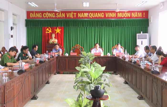 Huyện uỷ Châu Thành sơ kết tình hình thực hiện nhiệm vụ tháng 5 năm 2022