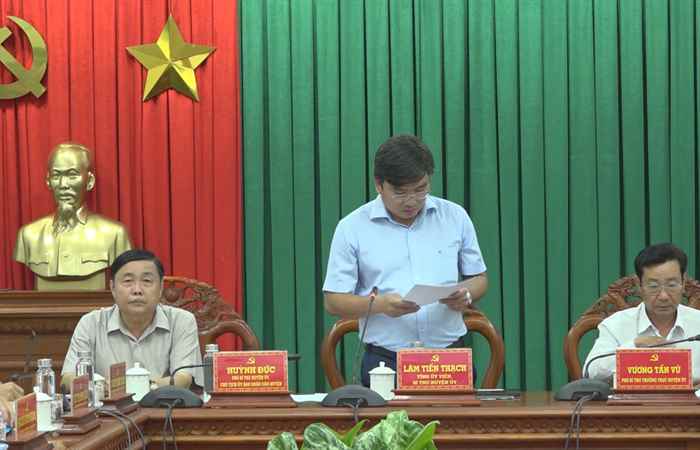 Ban Thường vụ Huyện ủy Long Phú sơ kết tháng 10 năm 2023