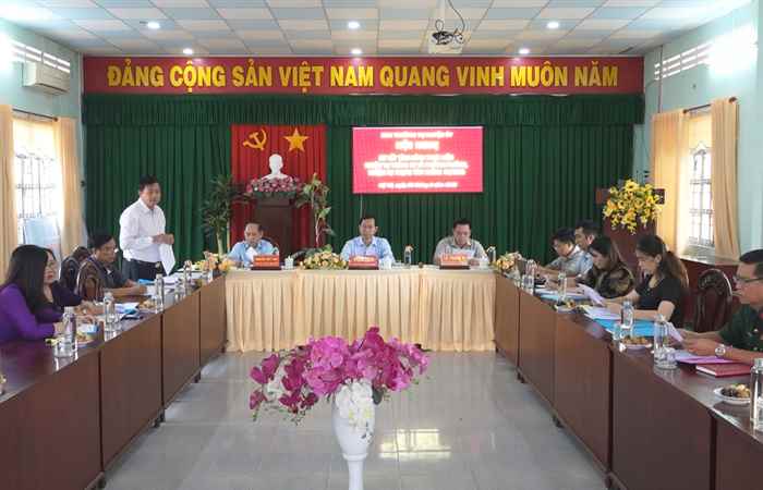 Mỹ Tú: Ban Thường vụ Huyện ủy triển khai nhiệm vụ tháng 6 năm 2023