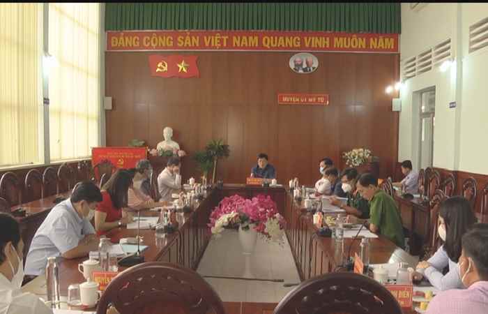 Huyện Mỹ Tú đánh giá tình hình trước, trong và sau Tết Nguyên đán Nhâm Dần 2022