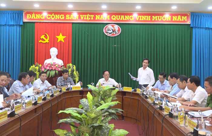 Ban Thường vụ Huyện ủy Mỹ Xuyên họp mở rộng tháng 11 năm 2022