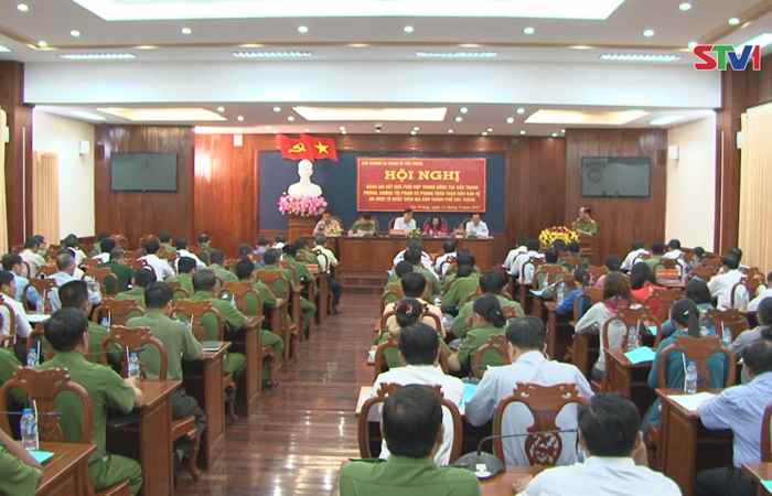 Ban Thường vụ Thành ủy Sóc Trăng hội nghị đánh giá công tác phối hợp phòng chống tội phạm