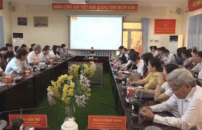 Ban Thường vụ Thành ủy Sóc Trăng quán triệt chuyên đề 2023