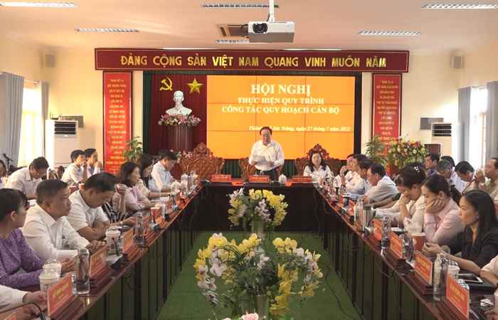Thành ủy Sóc Trăng: Ban Thường vụ thống nhất quy trình quy hoạch cán bộ 