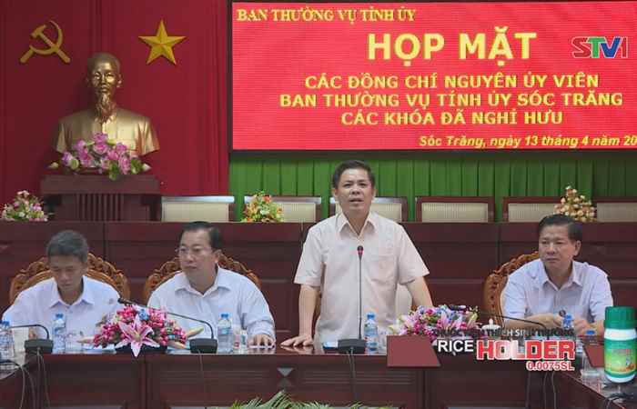 Ban Thường vụ Tỉnh ủy Sóc Trăng họp mặt các đồng chí nguyên Ủy viên BTV Tỉnh Ủy các khóa đã nghỉ hưu