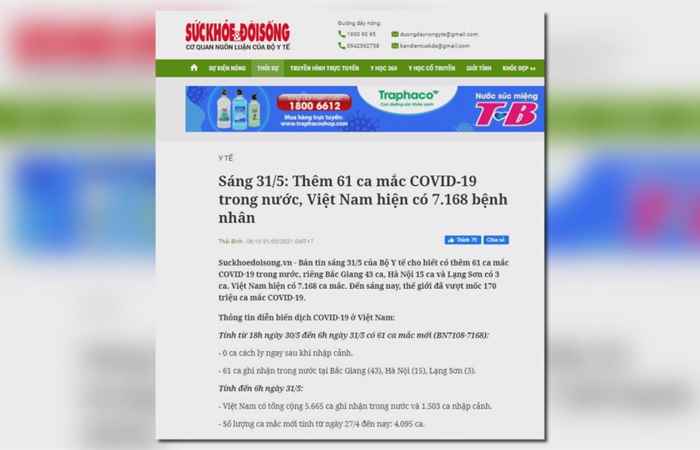 Bản tin chung tay phòng, chống Covid -19 (31-05-2021)