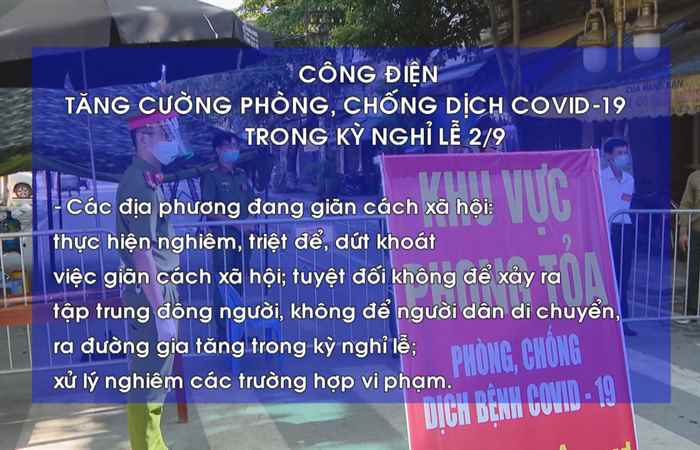 Bản tin chung tay phòng, chống dịch Covid-19 (01-09-2021)