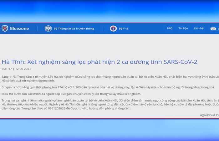 Bản tin chung tay phòng chống dịch covid-19 (12-06-2021)