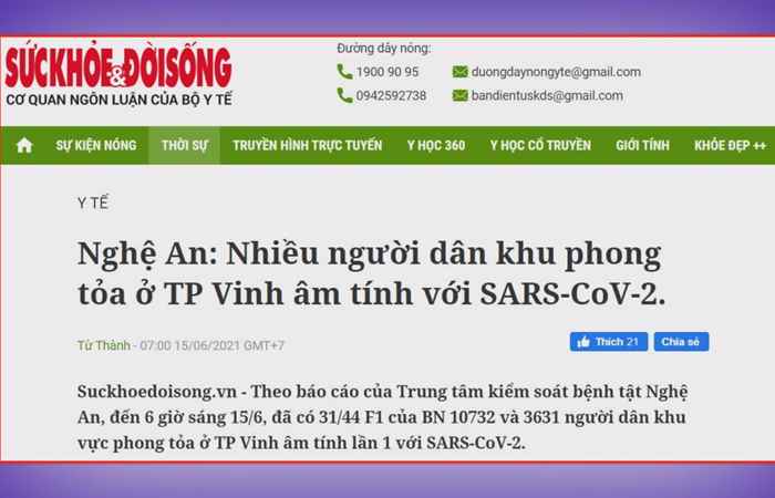 Bản tin chung tay phòng, chống dịch Covid - 19 (15-06-2021)