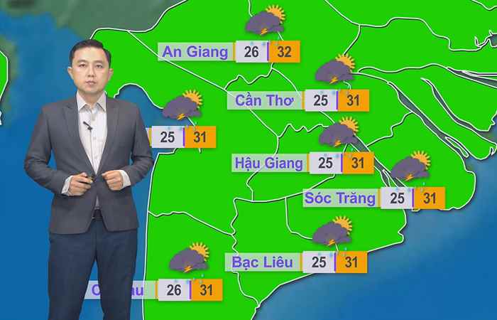 Bản tin khí tượng, thủy văn (10-10-2024)
