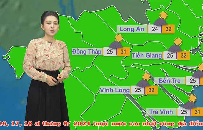 Bản tin khí tượng, thủy văn (18-10-2024)