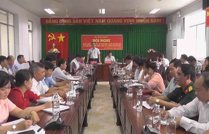 Châu Thành: Ban Tổ chức Huyện ủy sơ kết công tác xây dựng Đảng 6 tháng đầu năm 2022