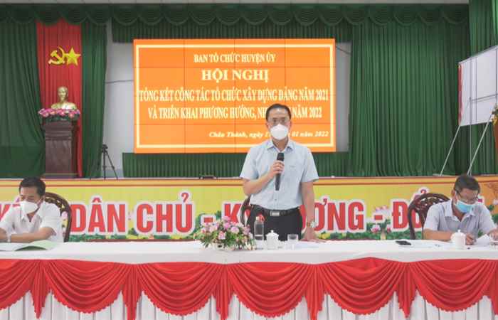 Năm 2022, Châu Thành thực hiện Đề án quy hoạch Ban Chấp hành và các chức danh chủ chốt cấp huyện