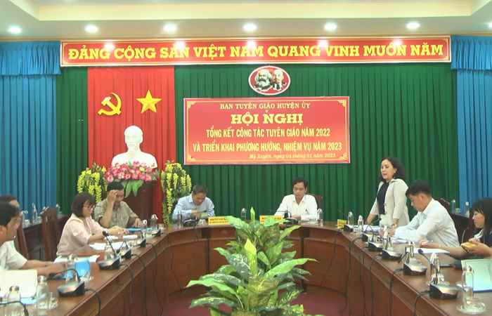  Mỹ Xuyên tổng kết công tác Tuyên giáo năm 2022