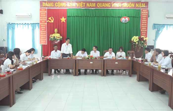 Bí thư Thành ủy Sóc Trăng làm việc với BCH Đảng bộ phường 10