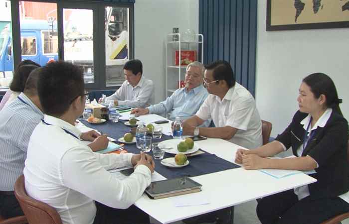 Bí Thư Tỉnh ủy Sóc Trăng đến thăm và làm việc với công ty TNHH Minh Đăng 