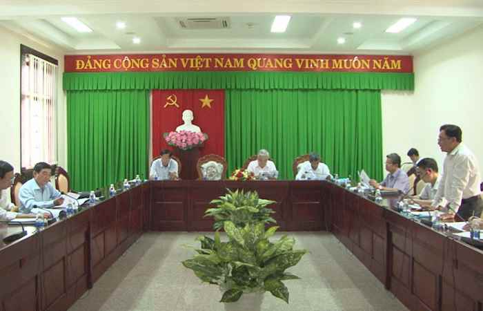 Bí thư Tỉnh ủy Sóc Trăng làm việc với Sở, Ngành về dự toán ngân sách 2019