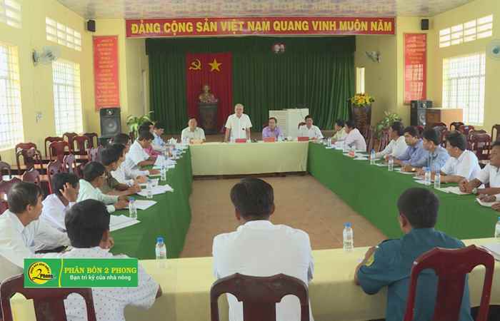 Bí thư Tỉnh ủy Sóc Trăng làm việc với xã Viên Bình, huyện Trần đề