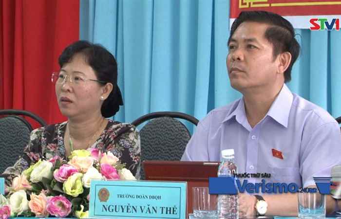 Bí thư Tỉnh ủy, Trưởng đoàn ĐBQH tỉnh Sóc Trăng tiếp xúc cử tri phường 5, thành phố Sóc Trăng