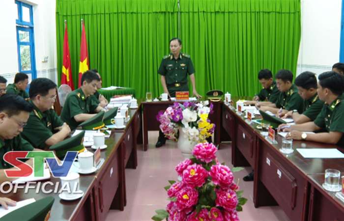 Bộ Tư lệnh Bộ đội Biên phòng kiểm tra tại Sóc Trăng