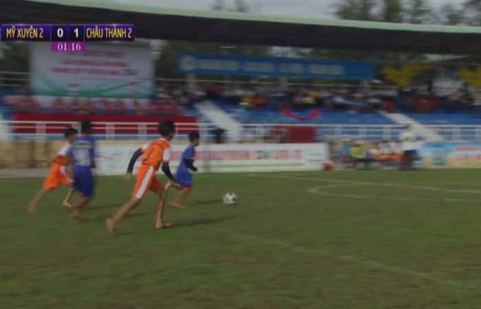 Giải Bóng đá nhi đồng tranh Cúp STV lần I năm 2017 - Mỹ Xuyên 2 vs Châu Thành 2 03-09-2017