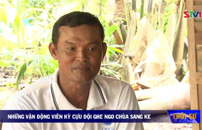 Các vận động viên kỳ cựu của đội Ghe ngo chùa Sang Ke