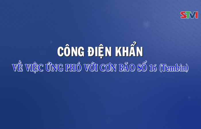 Cập nhật tình hình "BÃO SỐ 16 (TEMBIN)" vào lúc 10h00 ngày 25-12-2017