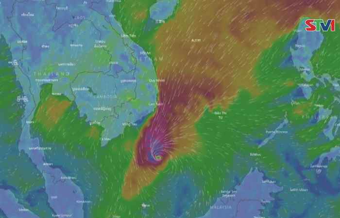 Cập nhật tình hình "BÃO SỐ 16 (TEMBIN) TRÊN QUẦN ĐẢO TRƯỜNG SA" vào lúc 8h00 ngày 25-12-2017