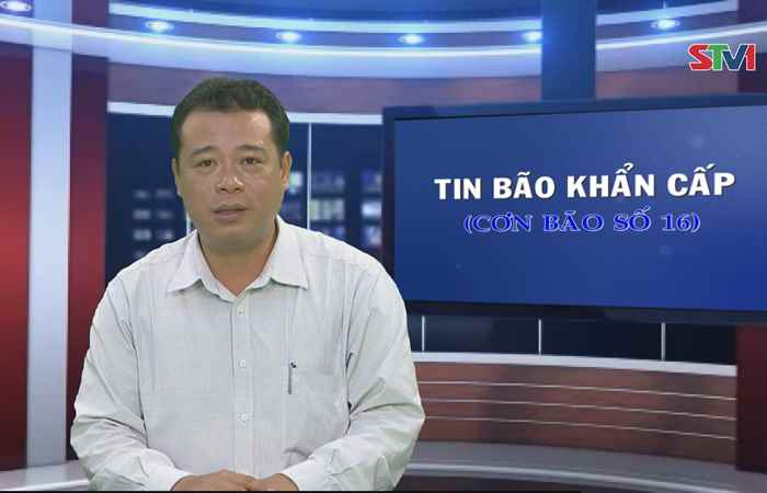 Cập nhật tình hình "BÃO SỐ 16 (TEMBIN)" vào lúc 11h55 ngày 25-12-2017
