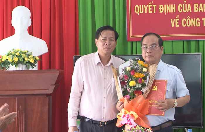 Chánh Thanh tra tỉnh Sóc Trăng được bổ nhiệm làm phó Ban Nội chính Tỉnh ủy