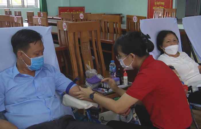 Châu Thành hiến máu tình nguyện đợt 3 năm 2022