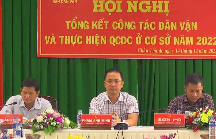  Ban Dân vận Huyện uỷ Châu Thành tổng kết năm 2022